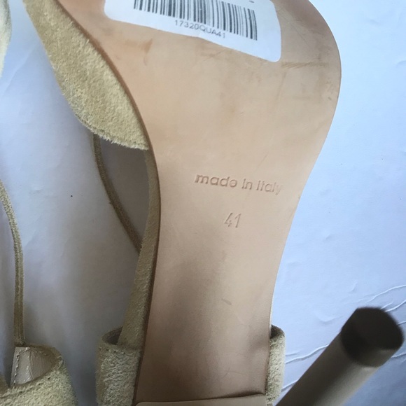 Siste's Nude Suede Round Toe Line Sandals - 41 - Picture 8 of 8